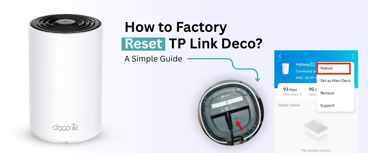 Reset TP Link Deco