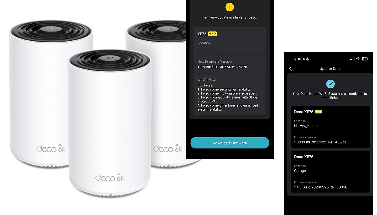 Deco XE75 Pro Firmware